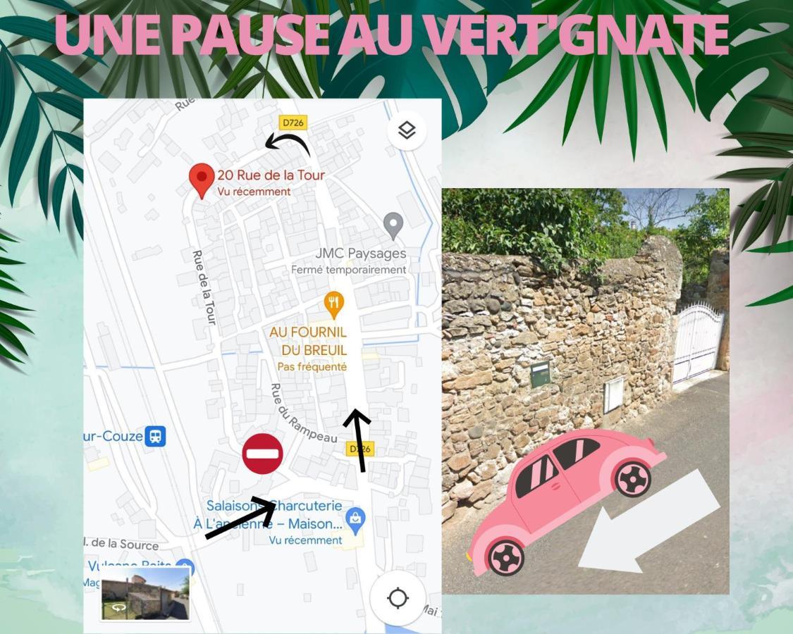 Une pause au vert'gnate Le Breuil-sur-Couze Extérieur photo
